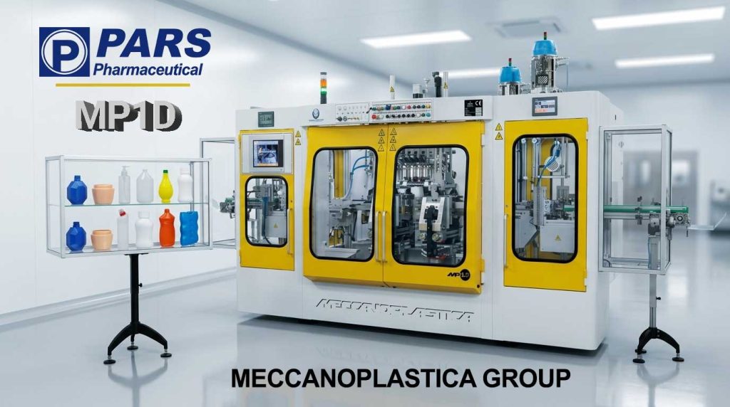 دستگاه پلاستیک بادی MP1D از MECCANOPLASTICA GROUP دو استیشن